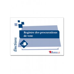 REGISTRE DES PROCURATIONS DE VOTE (A006)