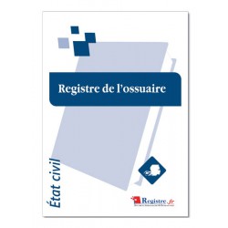 REGISTRE DE L'OSSUAIRE (A013)