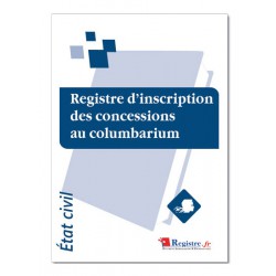 REGISTRE D'INSCRIPTION DES CONCESSIONS AU COLUMBARIUM (A014)
