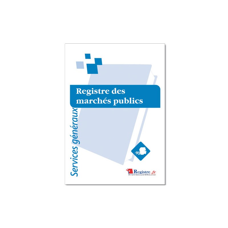 REGISTRE DES MARCHES PUBLICS (A036)
