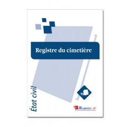 REGISTRE DU CIMETIERE (A040)