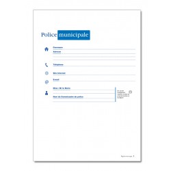 REGISTRE OBLIGATOIRE POLICE MUNICIPALE: TOUS USAGES (A051)