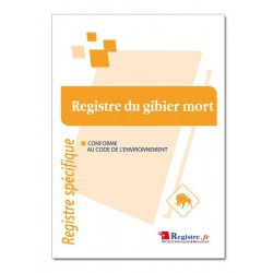 REGISTRE DU GIBIER MORT (A077)