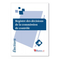 REGISTRE DES DECISIONS DE LA COMMISSION DE CONTROLE (A104)