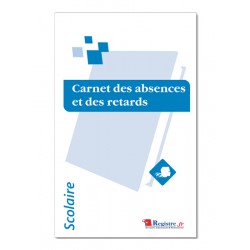 CARNET DES ABSENCES ET DES RETARDS (A106)