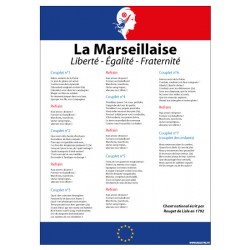 LA MARSEILLAISE LOI BLANQUER AVEC MARIANNE (DEV0014)