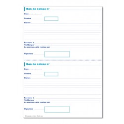 REGISTRE DOCUMENT DE GESTION - BON DE CAISSE (M009)