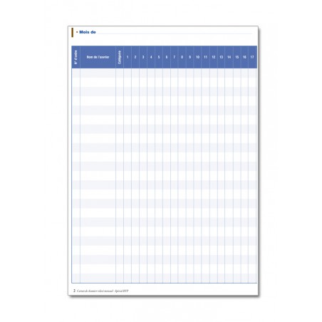 Registre - Carnet De Maintenance Spécial Btp - M007 Service CARNET