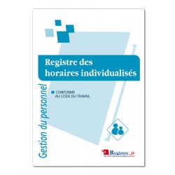 GESTION DU PERSONNEL : REGISTRE DES HORAIRES INDIVIDUALISES (M014)