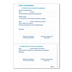 GESTION DU PERSONNEL : CARNET DE BONS DE DELEGATION (M022)