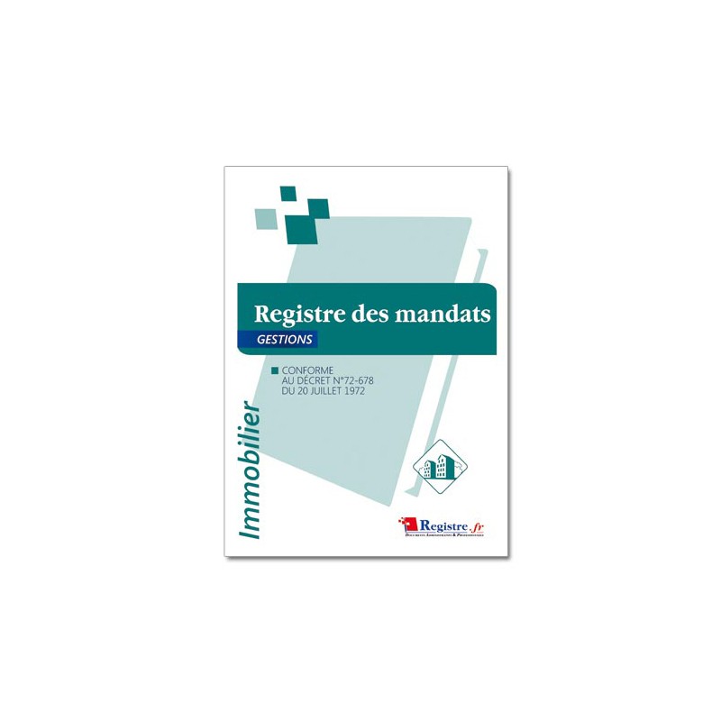 REGISTRE DES MANDATS GESTIONS (M029)