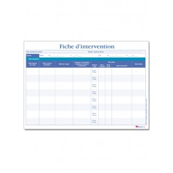 CARNET D'INTERVENTIONS PERIODES D'ASTREINTE (M038)