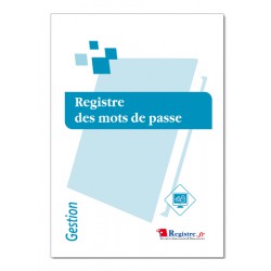 REGISTRE DES MOTS DE PASSE (M061)