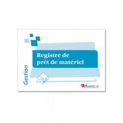 REGISTRE DE PR T DE MATERIEL (M062)