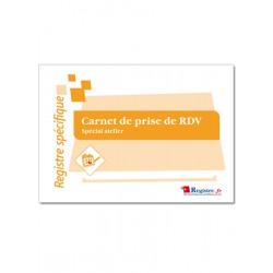 CARNET DE PRISE DE RDV - SPECIAL ATELIER (M079)