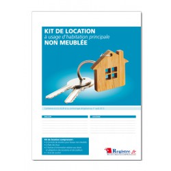 KIT DE LOCATION à USAGE D'HABITATION PRINCIPALE NON MEUBLEE