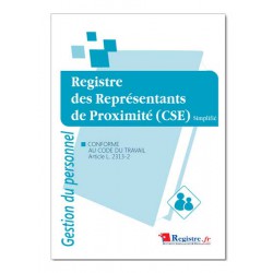 REGISTRE DES REPRESENTANTS DE PROXIMITE CSE (M107)
