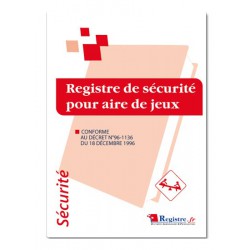 REGISTRE DE SECURITE POUR AIRE DE JEUX (P005)