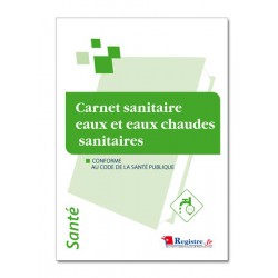 CARNET SANITAIRE EAUX ET EAUX CHAUDES SANITAIRES (P015)