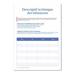 REGISTRE DE SECURITE - CARNET D'ENTRETIEN POUR BATIMENT D'HABITATION (P017)