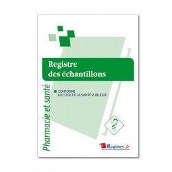 REGISTRE DES ECHANTILLONS (P029)