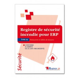 REGISTRE DE SECURITE POUR ERP TYPE N (P037)