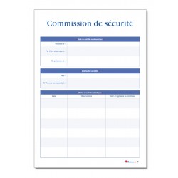 REGISTRE DE SECURITE POUR ERP TYPE N (P037)