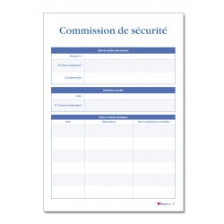 REGISTRE DE SECURITE INCENDIE ERP TYPE S (P041)