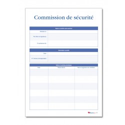 REGISTRE DE SECURITE INCENDIE POUR ERP TYPE W (P044)