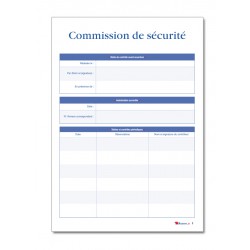 REGISTRE DE SECURITE INCENDIE POUR ERP TYPE X (P045)