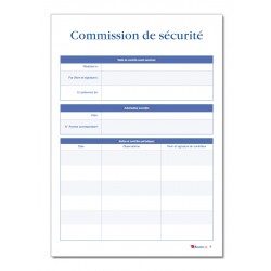 REGISTRE DE SECURITE INCENDIE POUR ERP TYPE GA (P053)