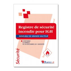 REGISTRE DE SECURITE INCENDIE POUR IGH (P055)