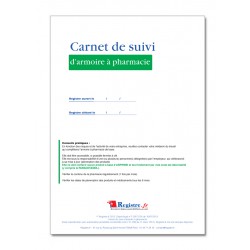 CARNET DE SUIVI D'ARMOIRE A PHARMACIE (P069)