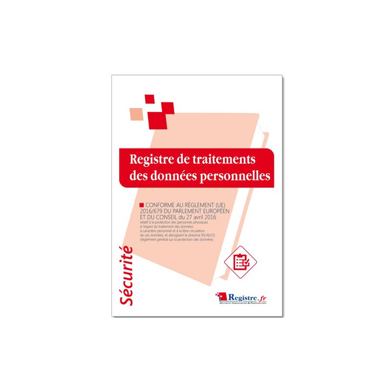 REGISTRE DE TRAITEMENTS DES DONNEES PERSONNELLES (P076)