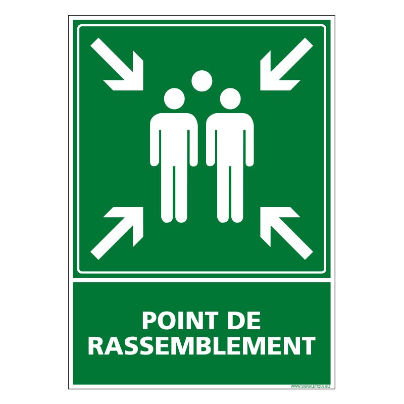 Signalisation de secours - Point de rassemblement