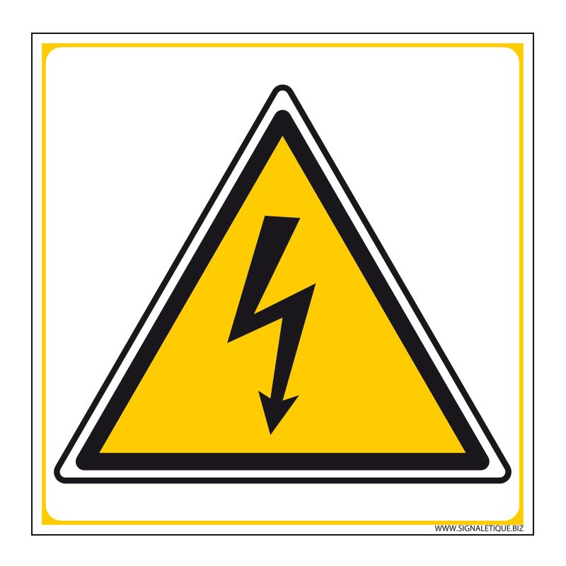 Signalisation de danger - Risque électrique