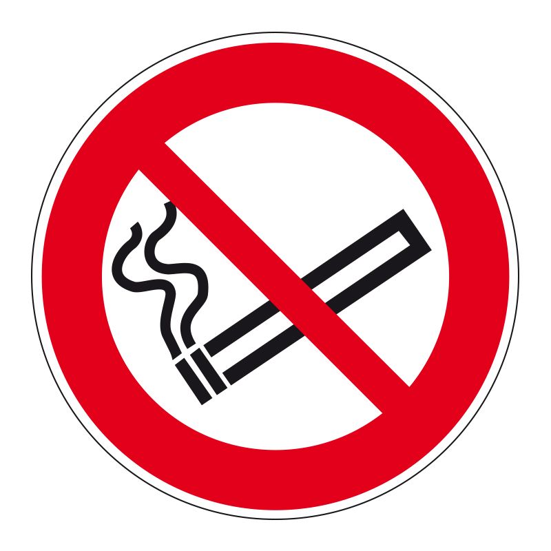 Signalisation d'interdiction - Interdit de fumer
