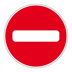 Signalisation d'interdiction - Sens interdit