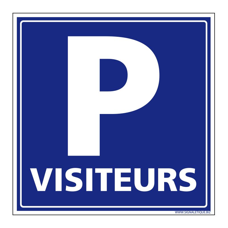 Signalisation de parking / stationnement - Parking visiteurs