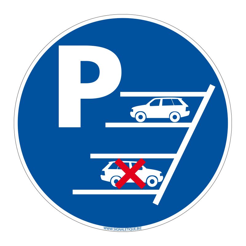 Signalisation de parking / stationnement - Stationnement en marche arrière