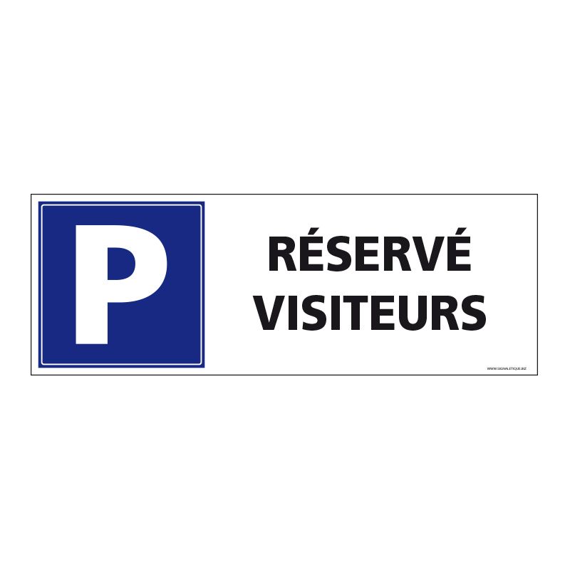 Signalisation de parking / stationnement - Parking réservé visiteurs