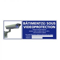 Signalisation de sécurité - Batiment sous vidéo surveillance