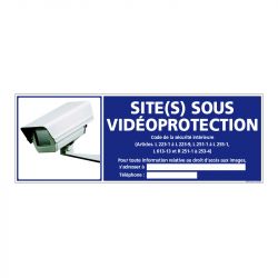 Signalisation de sécurité - Site sous vidéo protection