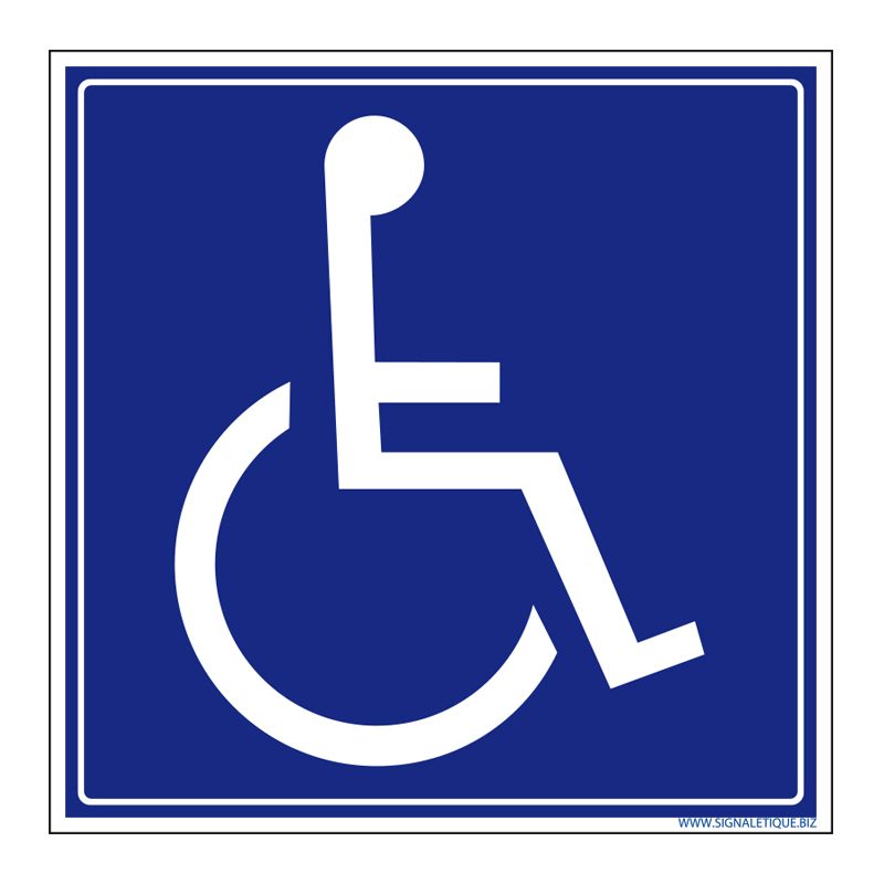 Signalisation accueil du public - Accessibilité aux personnes à mobilitée réduite