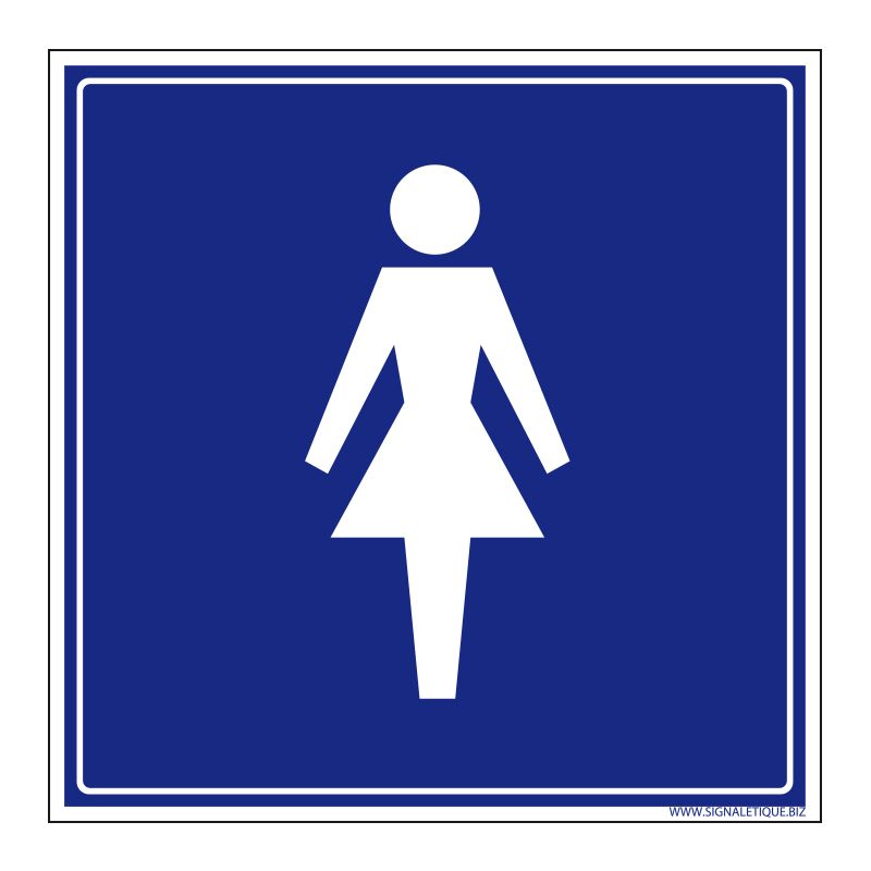 Signalisation accueil du public - Toilette femmes