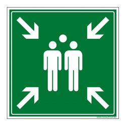 Signalisation de secours - Point de rassemblement