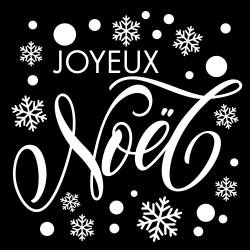 STICKER VITRINE JOYEUX NOEL...